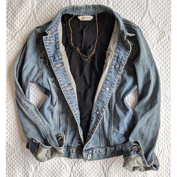 GAP Jackets & Blazers - Gap Factory Stretch Blue Jean Jacket